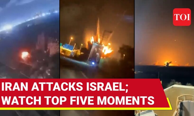 Iran Attacks Israel: 5 Dramatic Videos Expose Iron Dome, Arrow Failure | Mossad | Tel Aviv | IDF