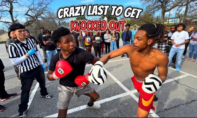 LAST TO GET KNOCKED OUT IN TEXAS HOOD…