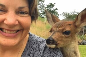 Lone baby deer asked a family for help. Their response might surprise you.