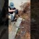 Man saved the life of a little dog #shortvideo #rescue #animals #respect