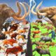 Prehistoric Animals Epic Battle Ice Age Animals vs Real Life Mammals Animal Revolt Battle Simulator