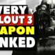 Ranking All Fallout 3 Weapons Compilation