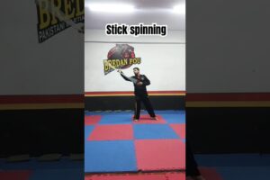 Stick spinning  #stick #martialarts #taekwondo #karate #selfdefensetechniques #bredanfou