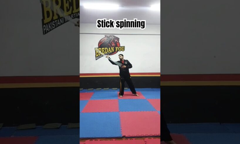 Stick spinning  #stick #martialarts #taekwondo #karate #selfdefensetechniques #bredanfou