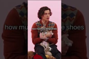 Tom Holland talking to puppies for 20 seconds | #tomholland #tomhollandgq #gq #puppies #interview