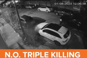 Triple killing in New Orleans caught on surveillance camera