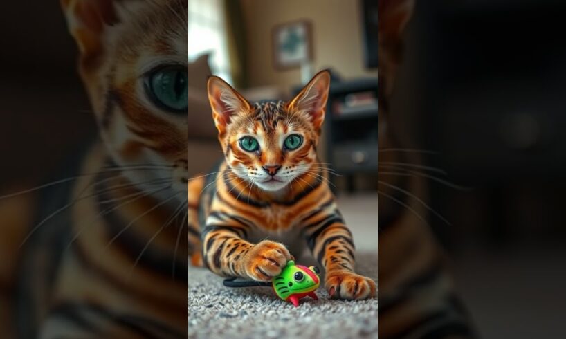 amazing facts about bengal cats #animalfacts #animals #viral #funfacts #10seconds #cat #bengalcat