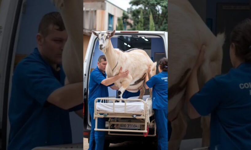 ll Pregnant Goat Rescue ll#animals #goat #vranimals97 @Shrivastava97 #shortsvideo #lion #goats