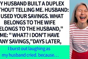 【Compilation】My husband built a duplex secretly, saying, 'Used your savings ' I said, 'I have n