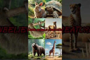 ありえない動物の融合新しい生物が誕生する瞬間を見逃すな！Unbelievable Animal Fusions: Witness the Birth of New Creatures! #shorts