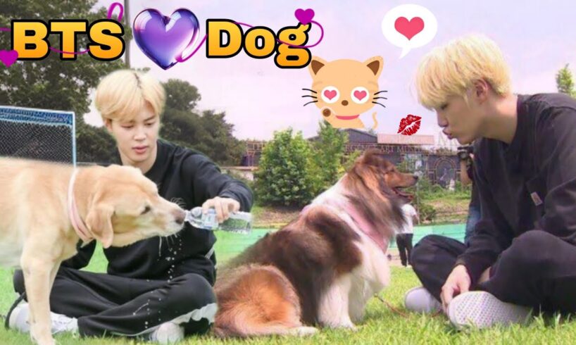 BTS PLAY WITH dogs 🐶