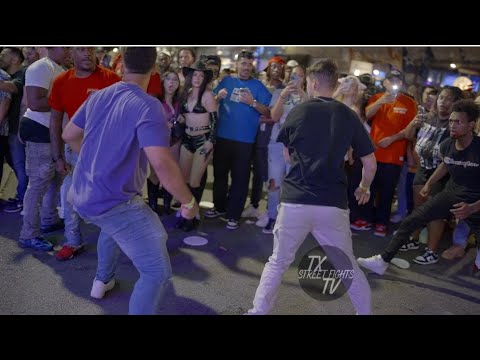 Brawl breaks out 11-2-2024 fight 6th Street Austin TX