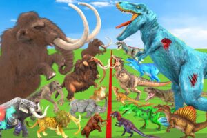 Cenozoic Mammals Vs Dinosaur Mammal Evolution Animal Epic Battle Mammoth Elephant Vs Dinosaurs