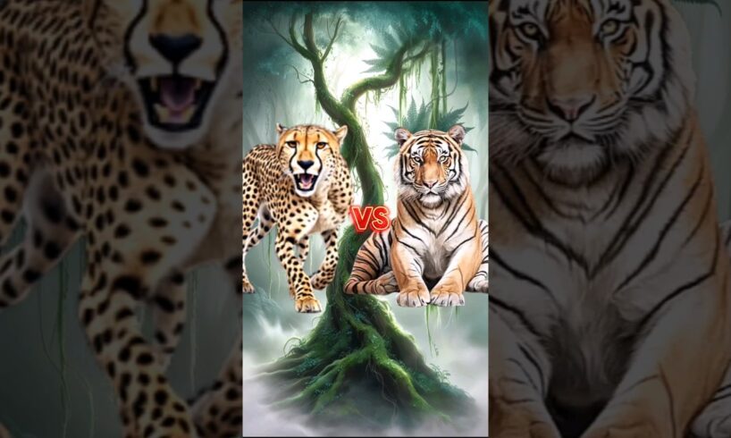 Cheetah vs Animals & Monsterverse #animalbattle #cheetah