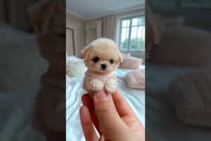 Cute mini puppy