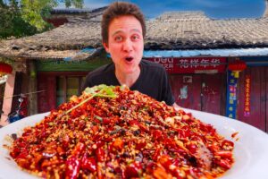 Death by Chili!!🌶️ SPICIEST CHINESE FOOD in Hanzhong, China! 🇨🇳