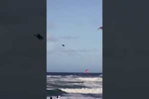 Extreme kitesurfing during a storm 🤯🚀