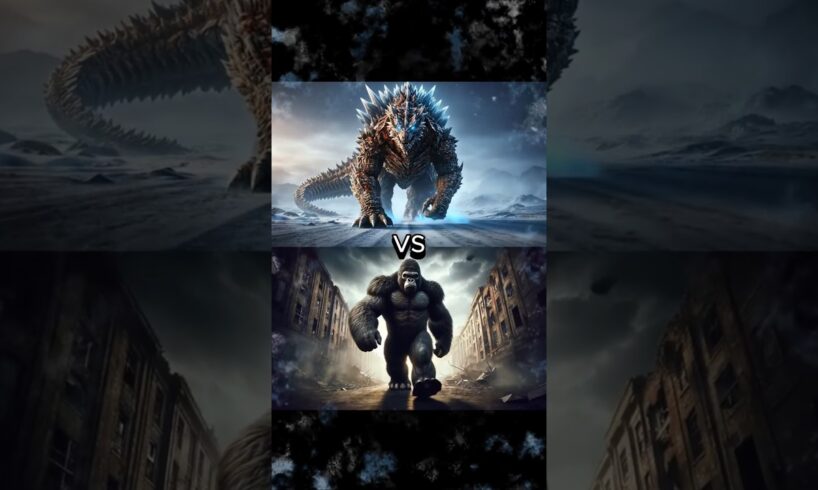 Kong vs Giant Animals vs Monsters (Elephant, Mammoth, Werewolf, Wendigo, Godzilla, Shimu) #shorts