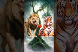 Lion vs Animals & Monsterverse #tiger #godzillavskong