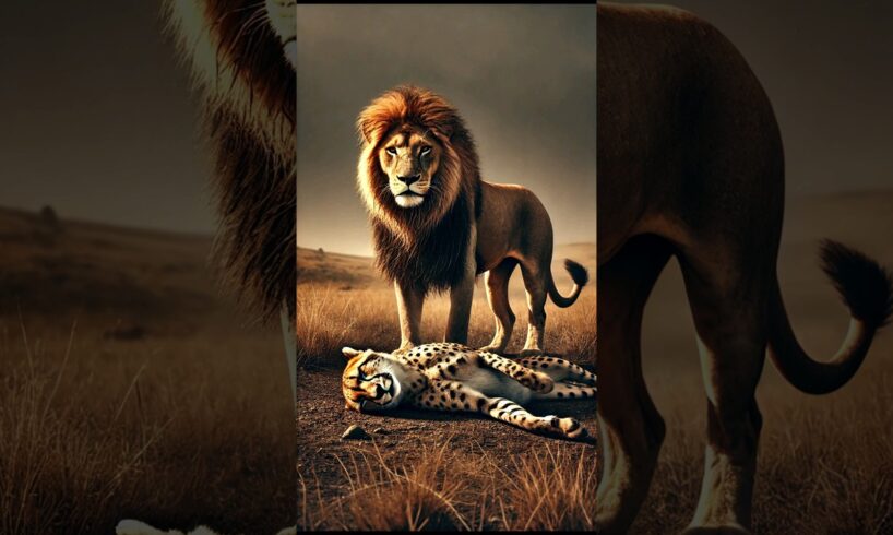 Lion🦁 vs Hippopotamus, Grizzly Bear, Cheetah, Cape Buffalo #AnimalVersus #animals #animal