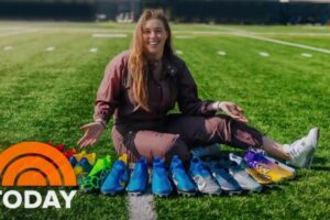 Meet the artist behind the stylish cleats taking over the football field