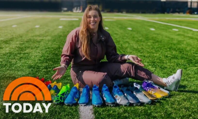 Meet the artist behind the stylish cleats taking over the football field