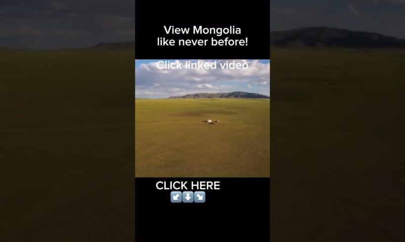 Mongolia is Awesome! Watch the video linked to this short!  #mongolia