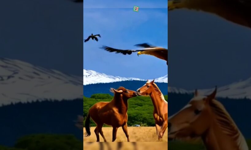 Nature’s Showdown: Fierce Animal Fights and Majestic Birds in Action #shorts #ytshorts #animals