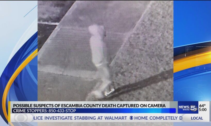 Possible suspects of Escambia County death captured on camera