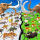 Prehistoric Vs Ice Age Mammals Size Comparison Animal Epic Battle Animal Revolt Battle Simulator