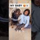 Rottweiler protecting baby from owner #dog #rottweiler #husky #trendingsongs #shorts #viral