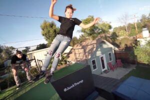 Secret Backyard Trampoline Wall! | Unseen Awesome