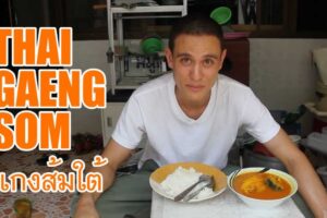 Southern Thai Kaeng Som Soup (แกงส้มใต้) - Flames of Flavor!