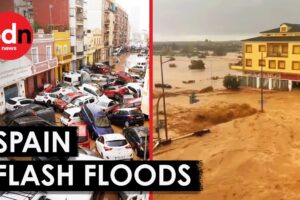 Terrifying Footage Shows Flash Floods in Spain Sweep Away Walls and Cars