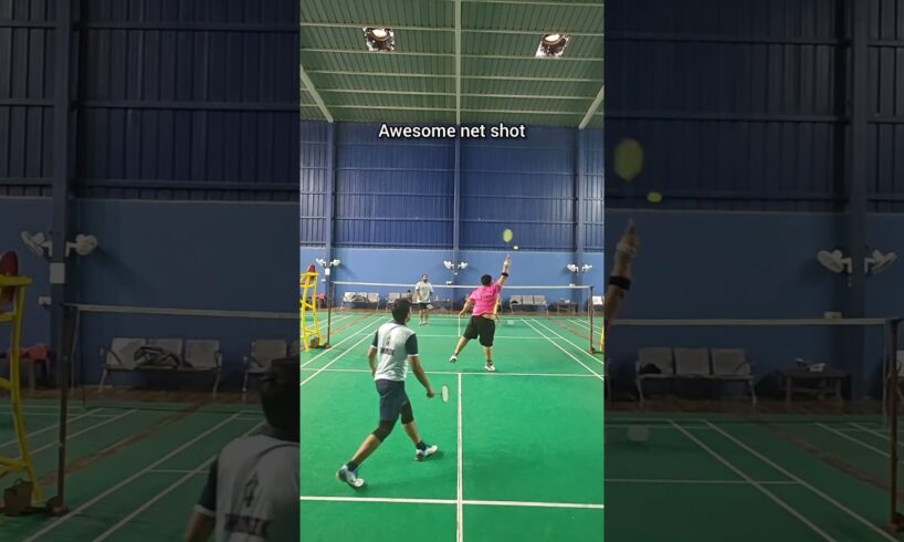 awesome netshot  #badminton #badmintonlovers #karansharmabadminton