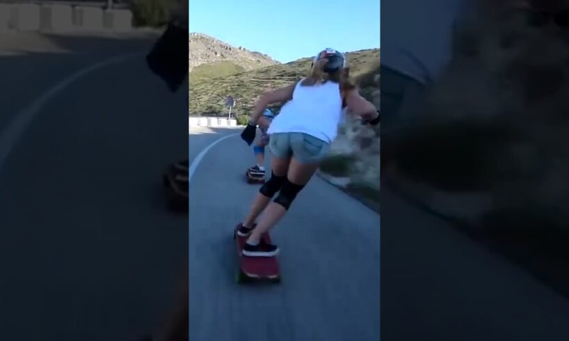 these girls are fearless #skateboarding