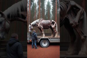 weak horse 🐎 rescue from forest Yüküm ağır  #horse #helphorse #rescuehorse #humanity #animals #weak