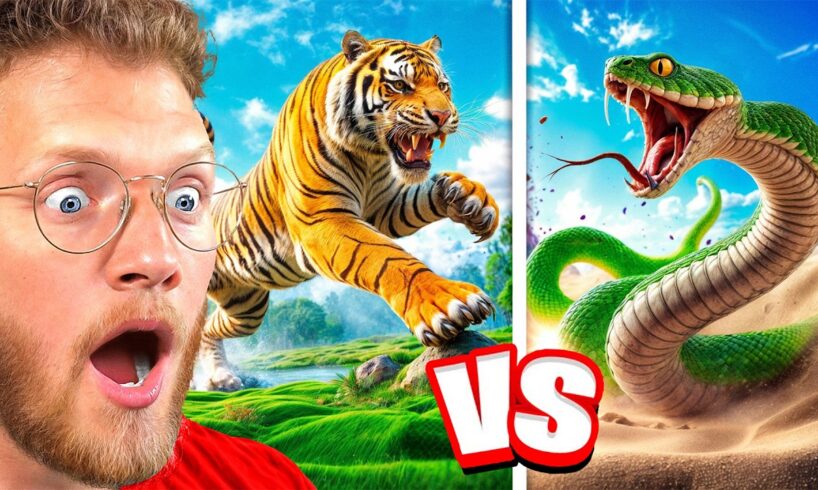 BECKBROS React To TOP 5 WILD ANIMAL BATTLES