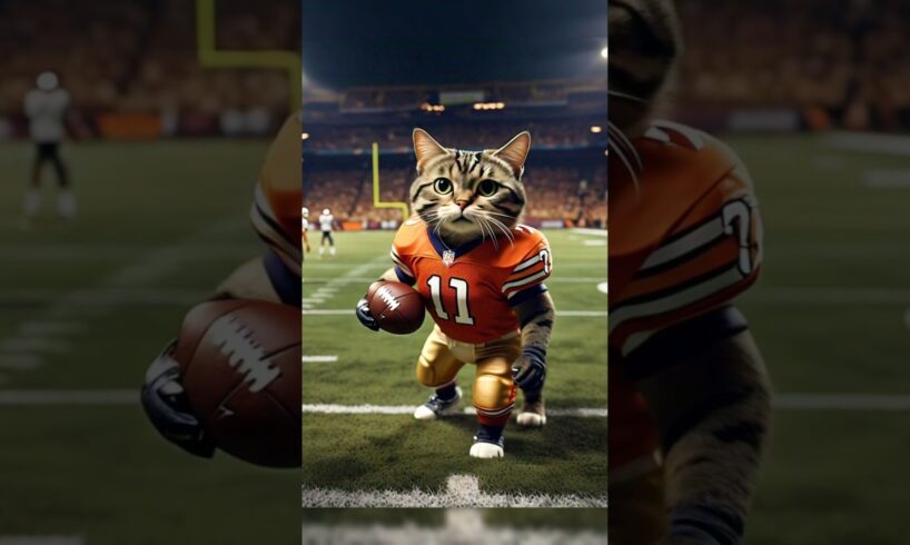 Cat playing football | cat video #trending #lionking #youtubeshorts #viralshorts #animals #ytshorts