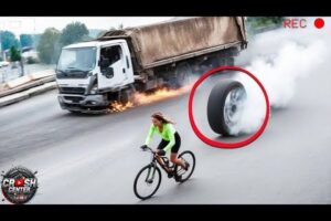 Cheating Death:  Unbelievable Moments from Near-Fatal Crashes 😨🚘