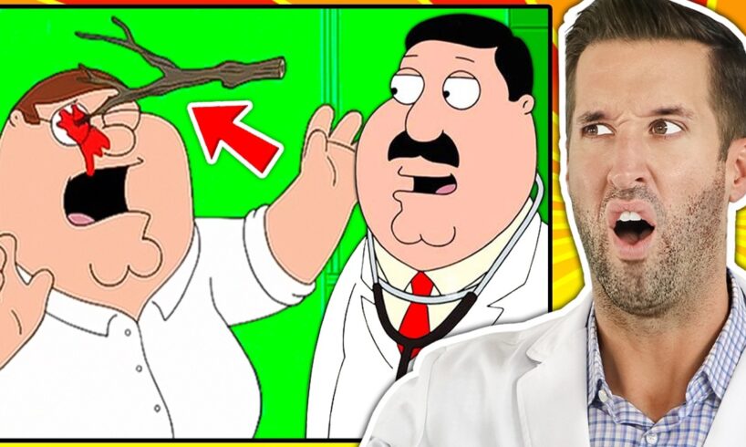 Doctor ER Reacts to Family Guy Dr. Hartman Scenes | Compilation