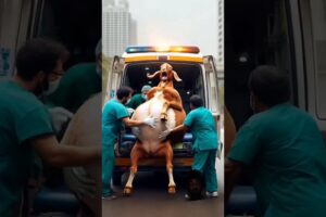 Doctors rescue a brown pregnant goat #humanity #rescueanimals #goat #babygoat #veterinary #treatment