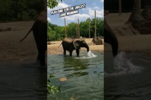 Elephants love playing in the sun and the water. #animals #elephantlove #zoo #conservation #wildlife