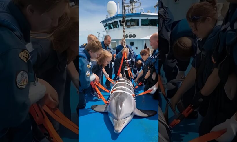 Epic Dolphin Rescue: Brave Sea Adventurers Save Entangled Dolphin | Must-Watch Ocean Wildlife Moment