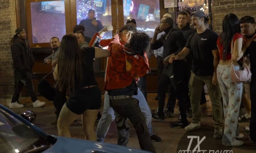 Fight breaks out on 6th Street Austin 12-5-2024