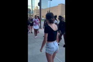 Hood Girl Street Fights With Backstory #12