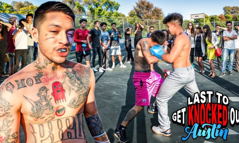 I Hosted a BOXING TOURNAMENT in the HOOD!! (Last to Get Knocked Out)