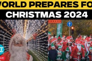 Live: Christmas 2024 Celebration Begins | Christmas Preparation In All Over The World | Christmas