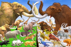 Prehistoric Animals Epic Battle Ice Age Animals vs Wild Animals - Animal Revolt Battle Simulator