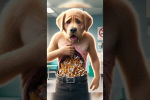 Sad story of cute dog 😢 #ai #dog #aidog #cute #puppy #aiart #funny #story #cancer